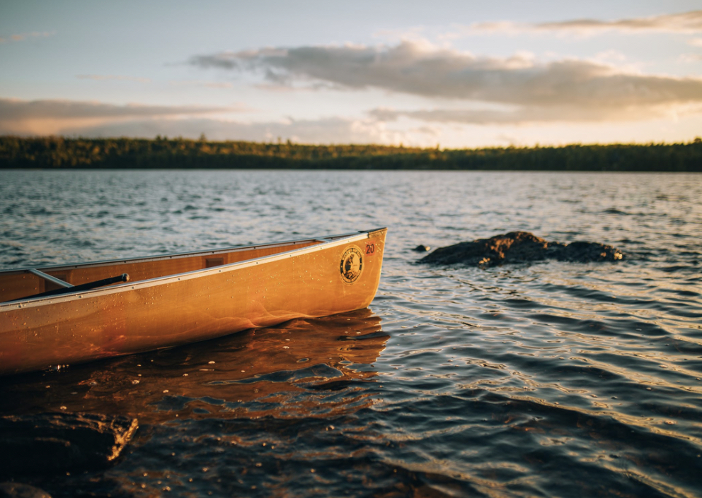 Kayak on the water